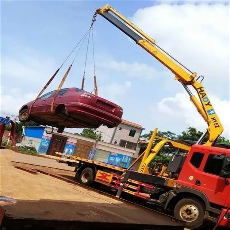 烟台牟平吊车救援小汽车怎么吊