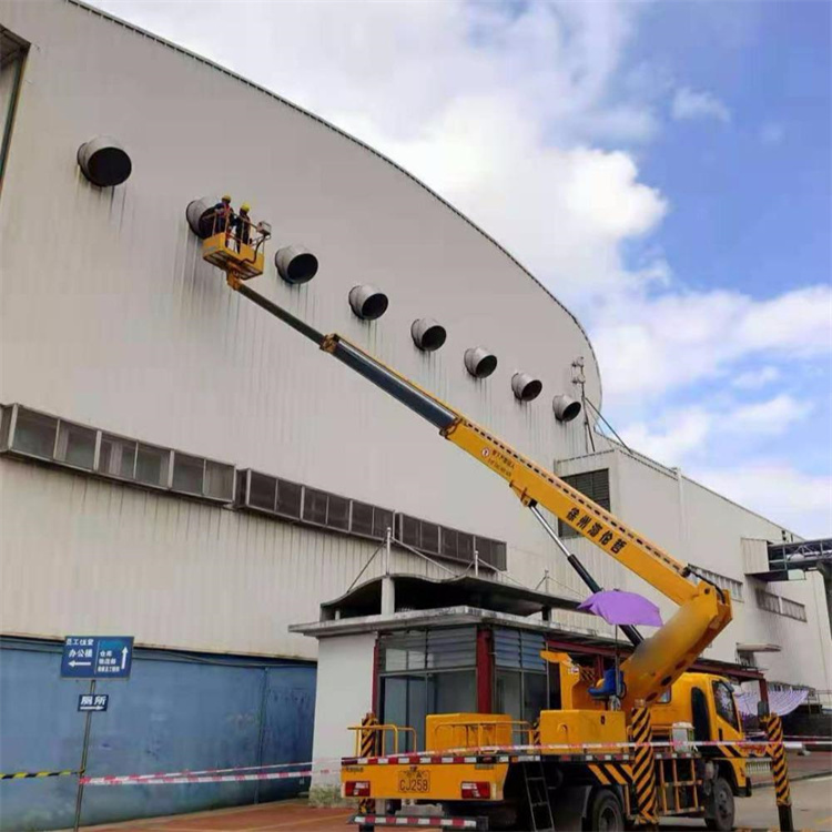 烟台牟平高空作业车出租服务：专业广告牌安装解决方案