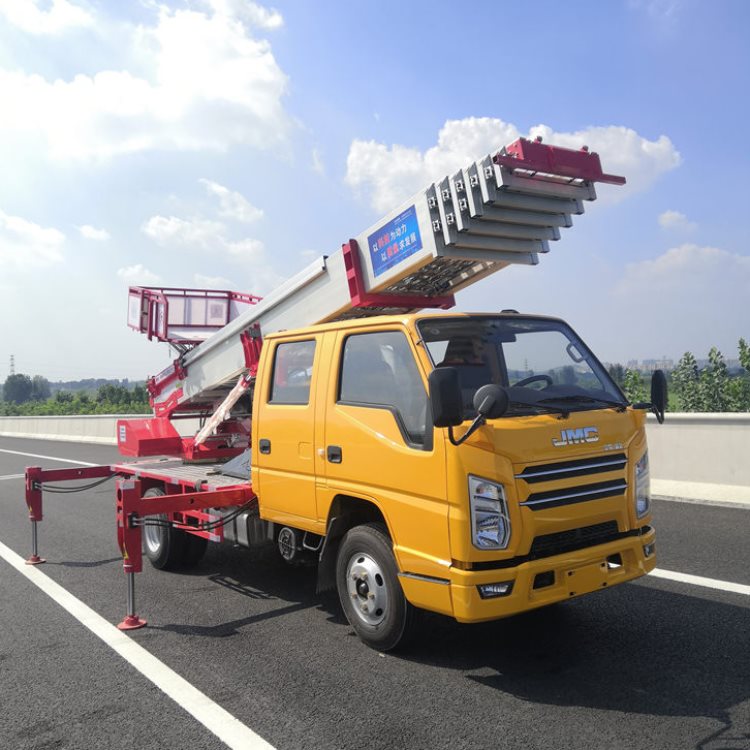 烟台牟平出租云梯车电话 水泥上楼