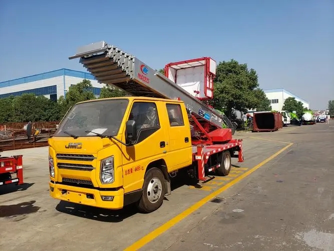 烟台牟平附近云梯车出租 砂石搬运